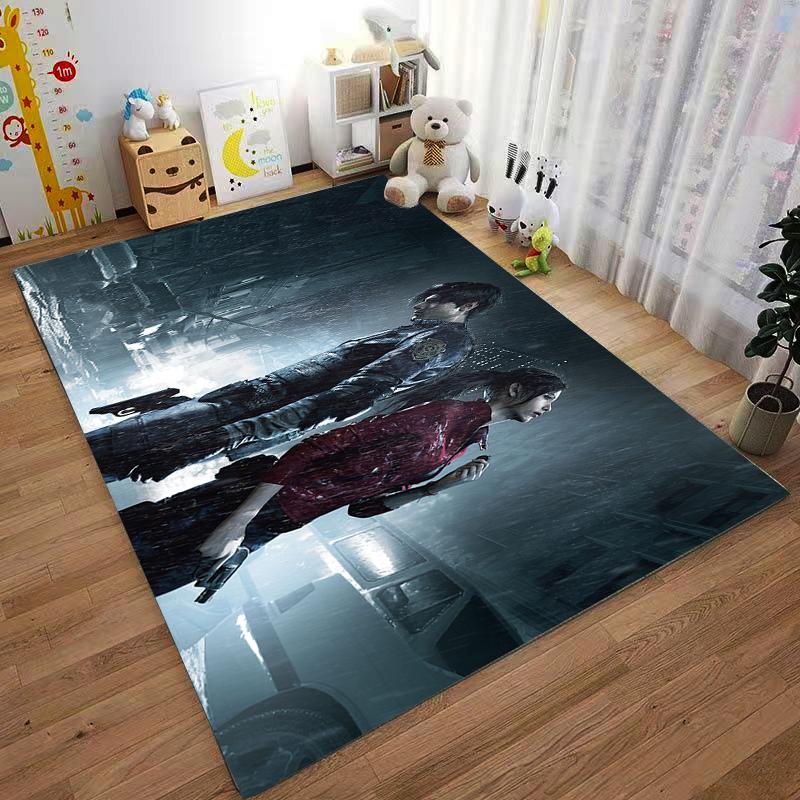 Stylish and Dramatic Urban Scene Rug for Home Decor Suitable for use as an anti-slip game mat for living room and bedroom sofas