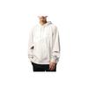 Nike Solid Logo Print Hoodie Long Sleeve Sweatshirt Men Tops White AR4855-072