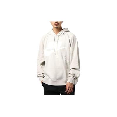 Nike Однотонная толстовка с капюшоном и принтом логотипа, мужские топы с длинным рукавом, белые AR4855-072