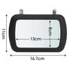 Car Cosmetic Mirror Interior Sun Visor Clip-on Make Up Glasses Universal Male Female Portable Vanity Mirror