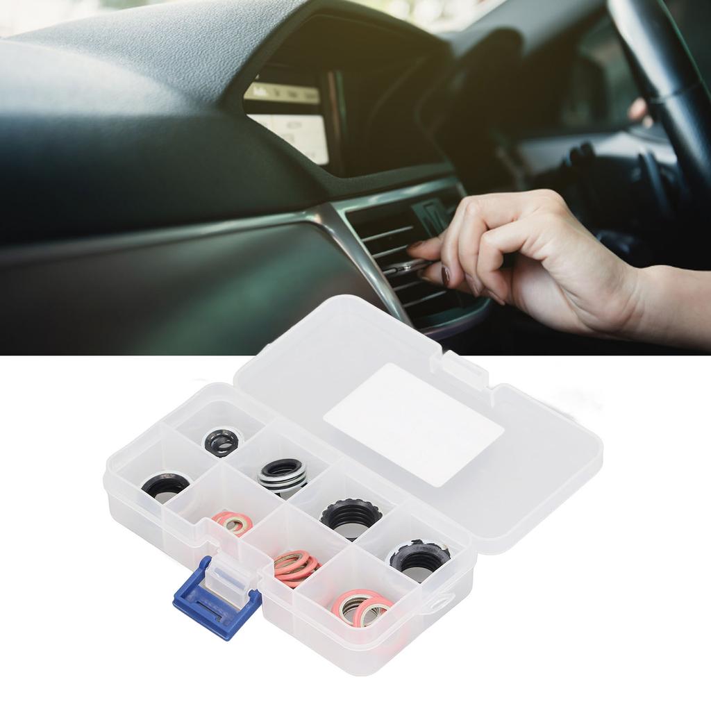 40 шт. уплотнительное кольцо для системы кондиционирования воздуха, комплект прокладок для кондиционера, комплект шайб для уплотнения порта компрессора переменного тока