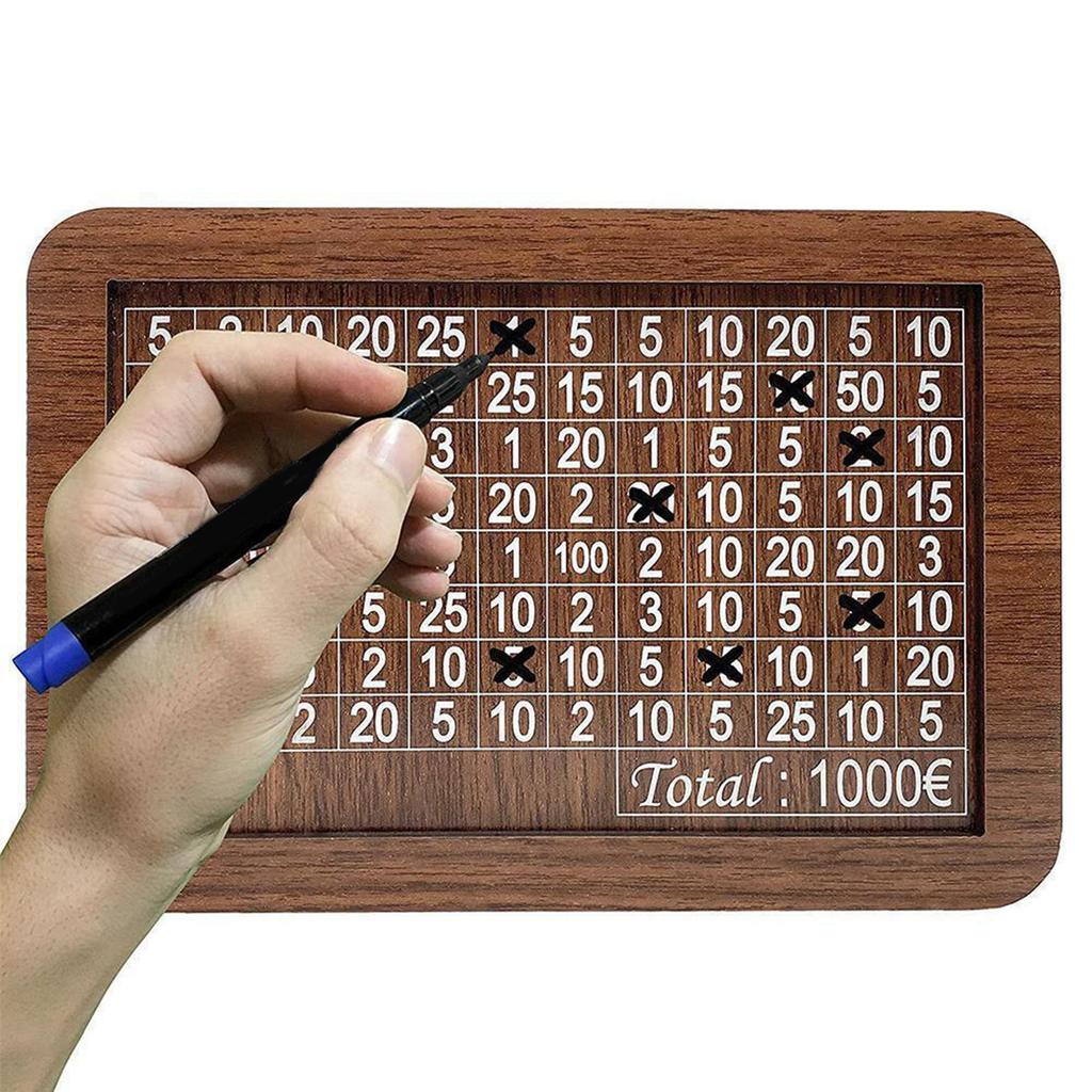 Деревянная копилка Коробка для хранения денег Декоративная коробка для организации дома для дома, школы, офиса, спальни, общежития