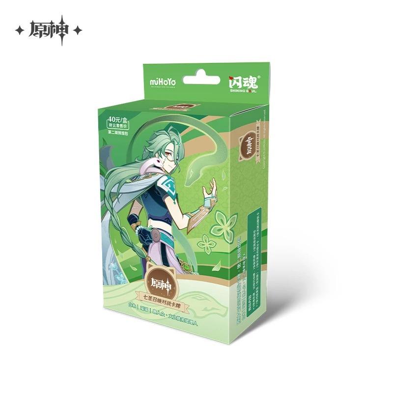 Original Genshin Impact Card Genius Invokation TCG Battle Card Hu Tao Raiden Shogun Anime Character Collection Card Kid Toy Gift