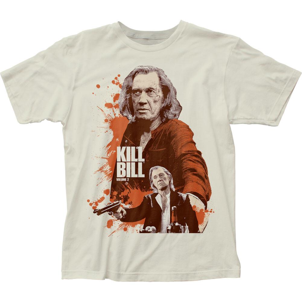 Kill Bill Bill Mens T-shirt Action Movie Classic Tee Brand New Vintage White