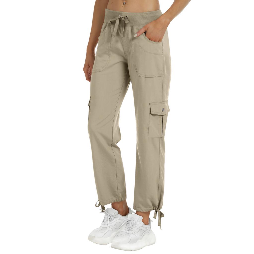 Женские походные брюки, легкие, быстросохнущие, спортивные, для путешествий, повседневные, свободные, удобные, с милыми карманами