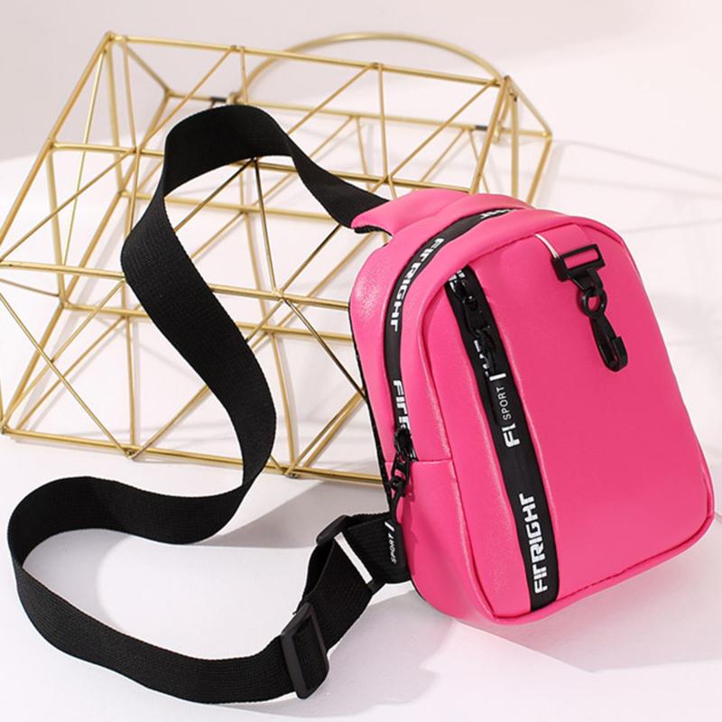 Женская нагрудная сумка, простая модная яркая цветная сумка через плечо, повседневная байкерская сумка с широким плечевым ремнем