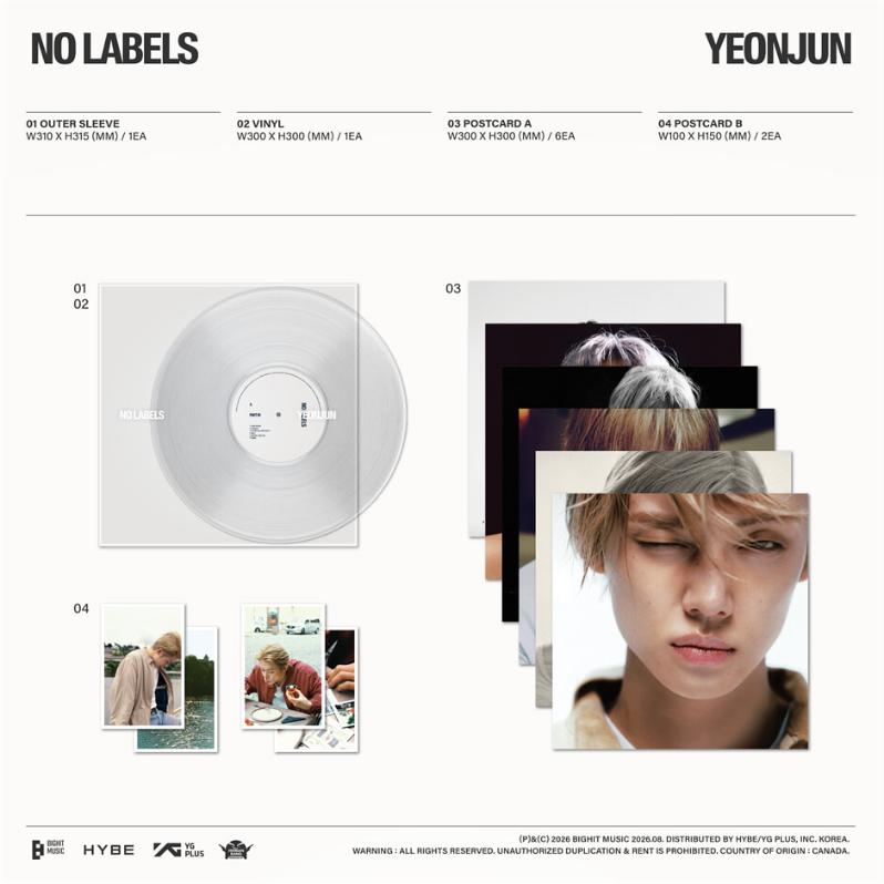 Предзаказ YEONJUN NO LABELS ЧАСТЬ. 01 LP версия