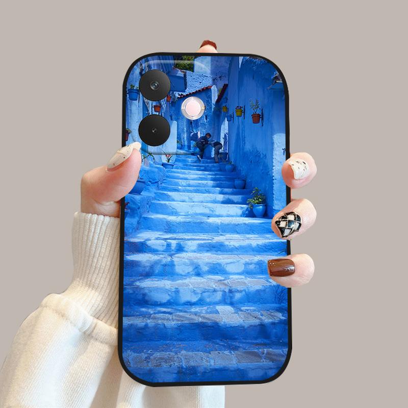 Для Oppo A5 Pro 5G Мягкий чехол Цветы Модный Силиконовый TPU Бампер Чехол для телефона Для Oppo A 5 Pro 5G Милые Защитные Fundas Чехлы