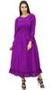 Bimba Women's Cotton Smocked Waist Long Casual Maxi Dress