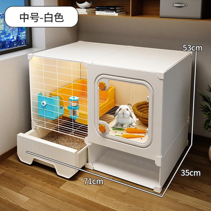 Роскошная семейная вилла для кроликов, со встроенным туалетом для домашних животных, морской свинки, вилла Pigtun