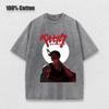 Anime T-shirts Y2k Cotton Summer T Shirt Women Men Harajuku Top Tees Skull Knight Guts Griffith Print Streetwear Hip Hop T Shirt