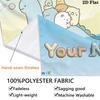Name Custom Sumikko Anime Wall Tapestry Aesthetic Wall Hanging Printed Fabric Blanket Decorative Tapestries for Bedroom Living Room Home Decor