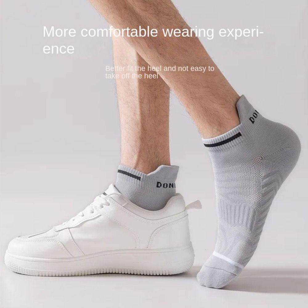 Multiple Colors Running Socks Breathable Thick Towel Bottom Socks Quick-drying  Men Women