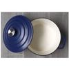 Marmite fonte massive - GSW - BLUE MAGIC - 20 cm - Ronde - Induction - Bleu