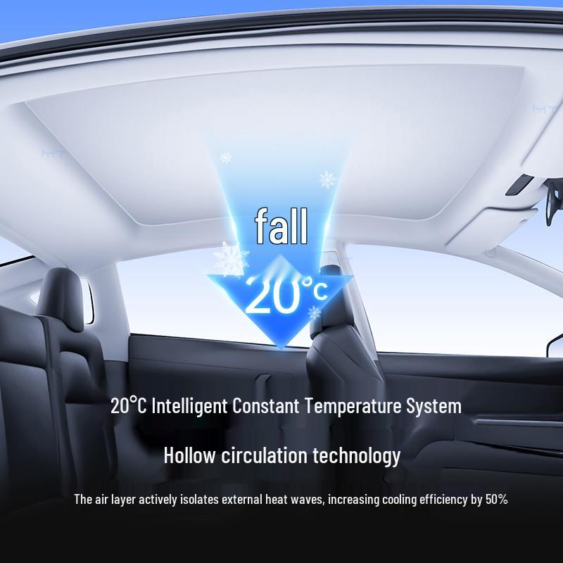 Tesla Model Y/3 Sunroof Sunshade - New Panoramic Heat Insulation Curtain