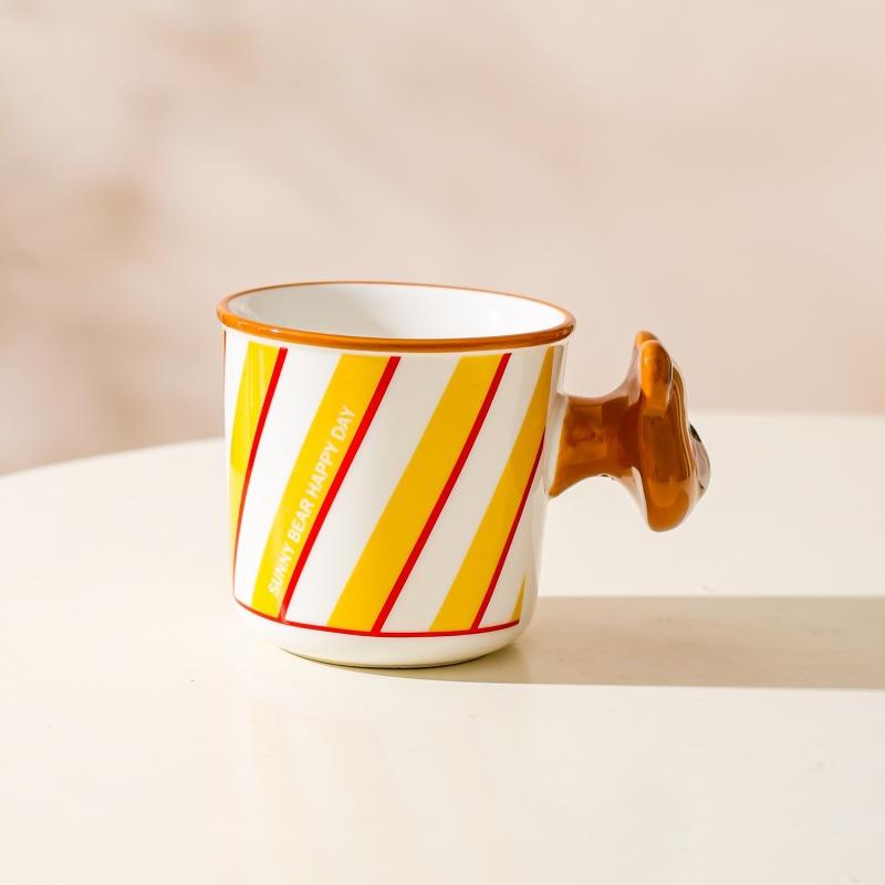 Creative Personality Cute Ceramic Mug Couple Cup Water Cup Coffee Cup Girl Birthday Gift Niche Gift