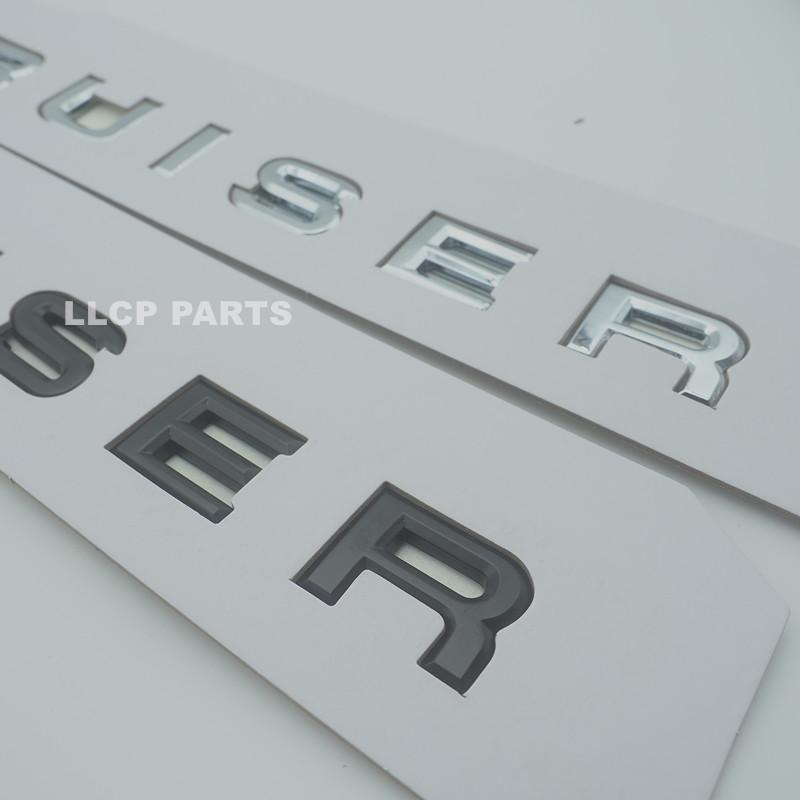 ALK2   For Toyota Land Cruiser 300 LC300 VXR GXR  2021-2023  3D ABS Letter Sticker Tailgate Badge Emblem Exterior Modification Sticker