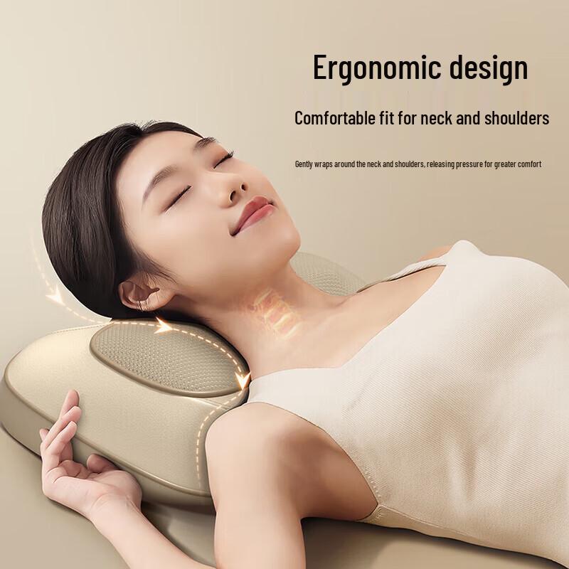 AUX Neck and Shoulder Kneading Massage Pillow CN plug (adapter included)