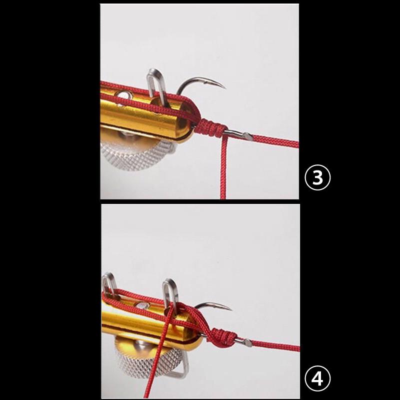 Быстрый инструмент для завязывания рыболовных узлов Двусторонний узловяз Мотовило для лески