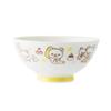 Asahi Koyo Rilakkuma Rice Diameter X Rice Made In Japan Bowl, White, 10.7cm 5.3cm Height, Non-Stick,