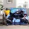 Jujutsu Kaisen, аниме, плюшевая кровать, тонкие одеяла для пикника с героями мультфильмов, современное фланелевое одеяло, Gedruckt Bettdecke Geschenk