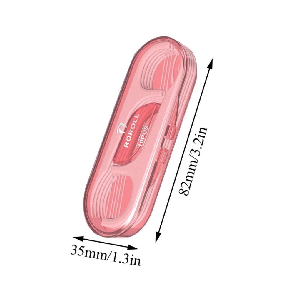 10 Pcs/box Mini Floss Toothpick Set Dustproof Interdental Brush Waterproof Teeth Flosser Stick  Home