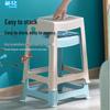 Chahua Plastic Striped Stool (10-Pack)