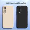 Liquid Silicone Case for Huawei Honor 80/80 Pro/80 SE with Straight Edge, High-end Quality.