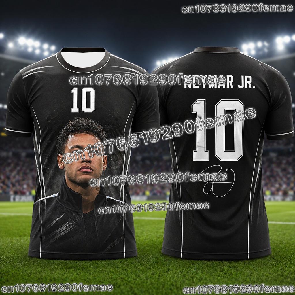 New Trendy Neymar Soccer Jersey Breathable Summer Sports Shirt For Fans Outdoor Football Practice And Daily Wear