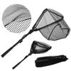 Retractable Fishing Landing Net with Telescoping Pole Foldable Handle for Kids Men Freshwater Saltwater Fly Fishing Carp Net