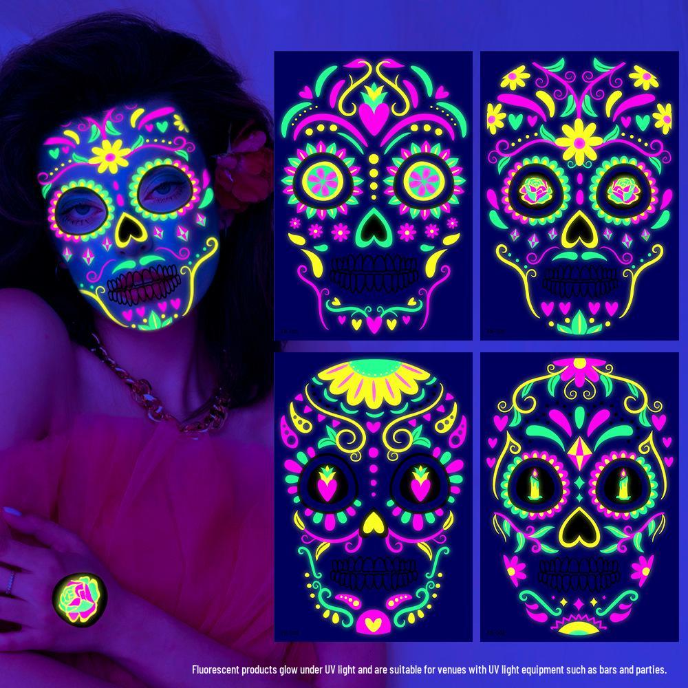 Waterproof Halloween Horror Scar & Face Tattoo Stickers