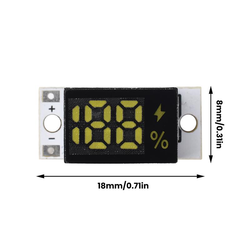 Mini Power Display Indicator 1S 2S 3S 4S Series Battery Meter Lithium Battery Capacity Precision LED Electricity Display Module