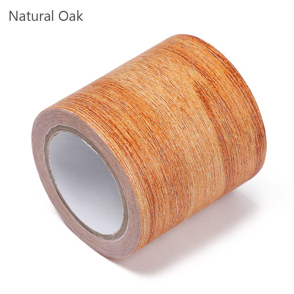 5M/Roll Home Decor Furniture Renovation Duct Tape Tape Wood Grain Adhensive Repair