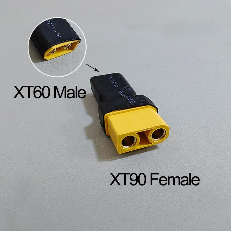 1PCS RC Battery Connector Adapter XT30 XT60 XT90 T-Plug TRX Male to Female Plug For RC LiPo Battery Charger