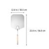 Pizza Peel Shovel with Wooden Handle Cake Shovel Cheese Cutter Peels Lifter Tool Pizza Shovel Baking Pastry Tools