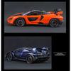 Масштаб 1/24 Сплавная модель суперкара McLaren Senna, Детская игрушечная машина со светом и звуком, Подходит для подарков на день рождения мальчикам