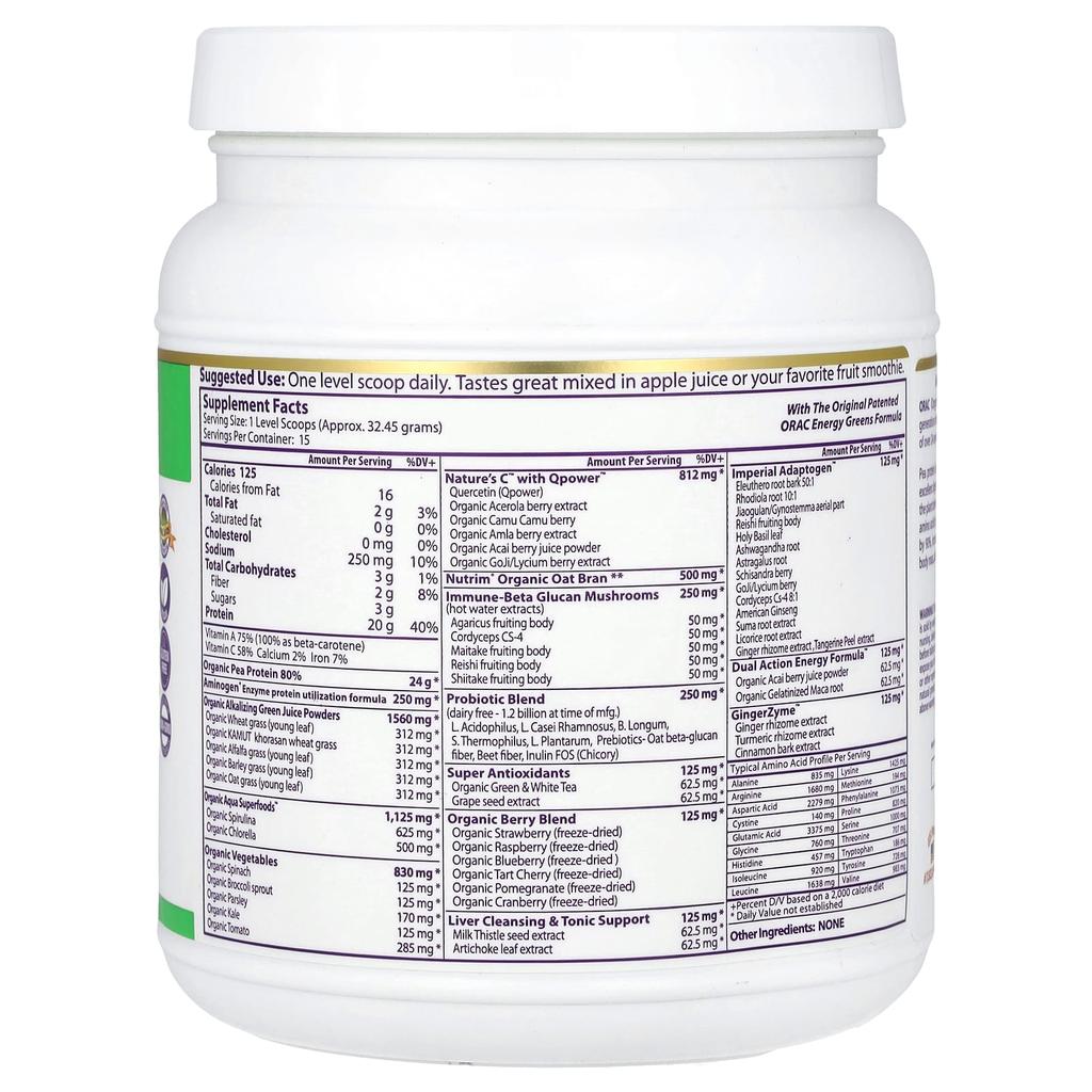 Protein & Vegetables, Original Unflavored, 454G(16Oz)