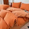 Легкий, роскошный и высококачественный комплект постельного белья из вафельного хлопка из четырех предметов, хлопковые простыни, пододеяльник из трех предметов