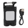LED Keychain Flashlight 800LM USB Rechargeable Portable Mini Keychain Work Light Pocket Flashlight