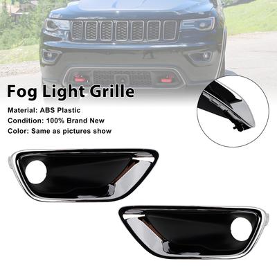 2 шт. Накладка на противотуманную фару 68261711AA Подходит для Jeep Grand Cherokee 2016-2020