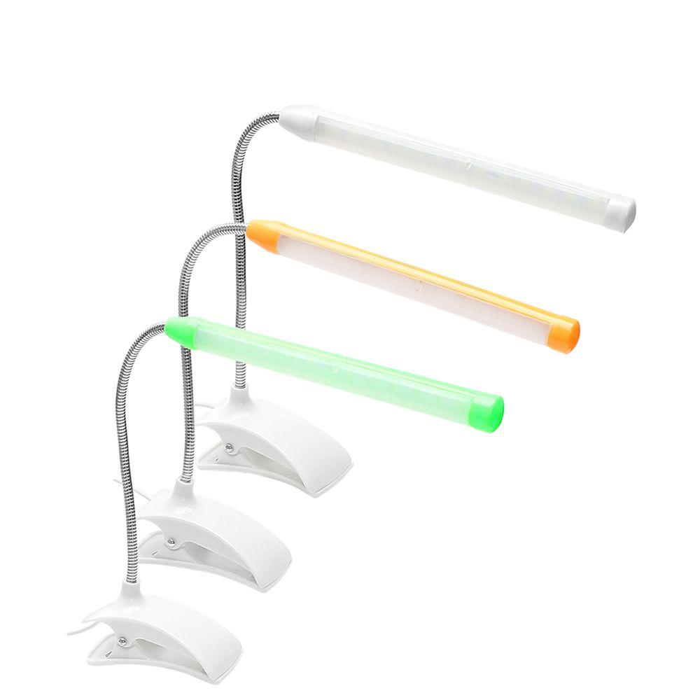 Hot Eye Protection Adjustable Flexible Led Reading Light Desk Reading Usb Table Lamp Clip-On Clamp