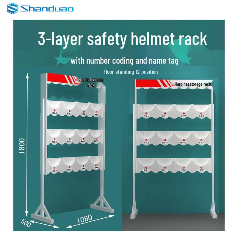 Shanduoao Safety Helmet Storage Rack