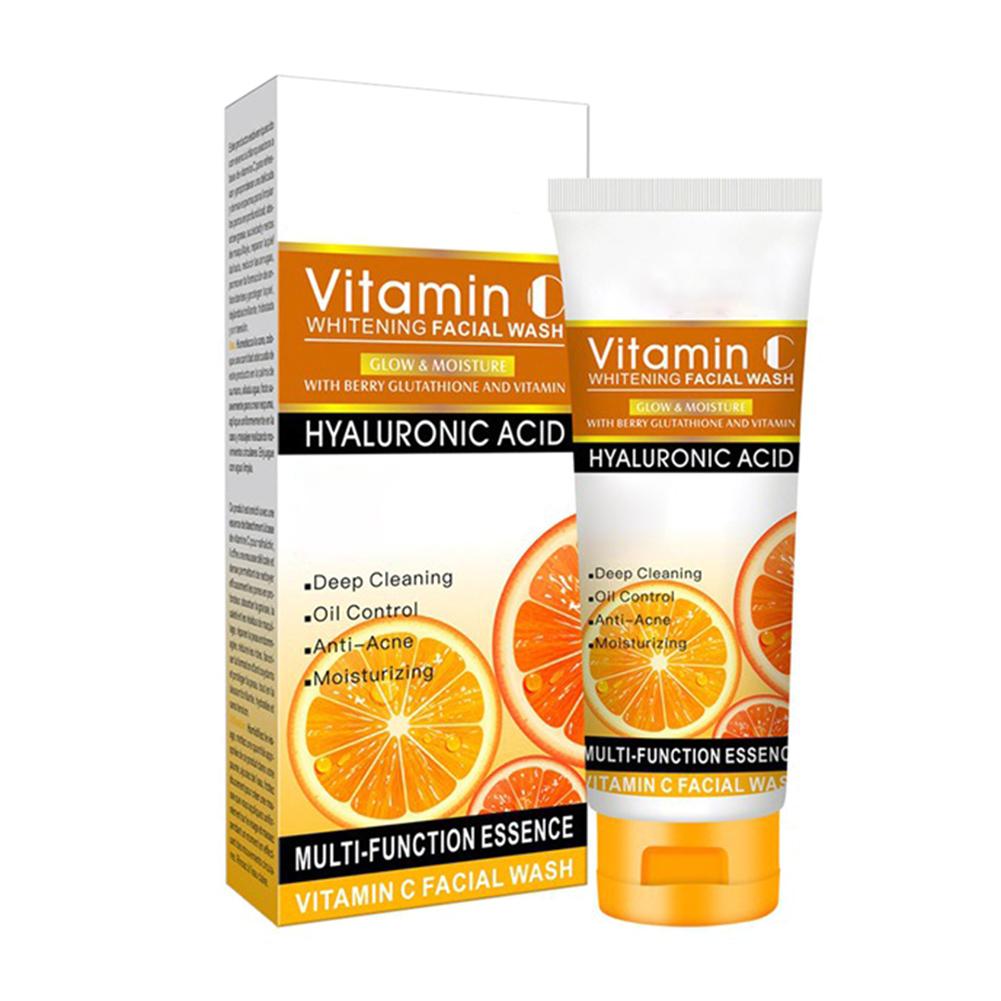 Vitamin C Cleanser Facial Deep Repair Oil Control Moisturizing VC Cleanser Cleansing Skin Care 100g