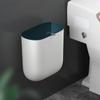 Self-adhesive Hook Floor Stand Trash Can for Kitchen, Home Waste Bin, Bathroom Recycling Garbage Dustbin, Cleaning Tools