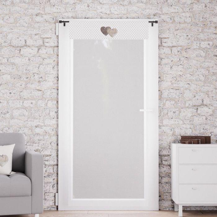 Pure Cotton Windbreak 70x200 Cm LOVE Gray, by Soleil d'Ocre