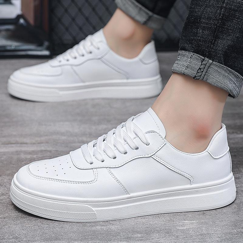 Новая мужская белая обувь, модная спортивная универсальная повседневная обувь для скейтборда, мужская F058
