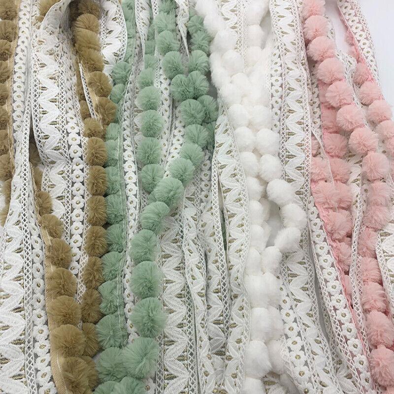 Помпон Шарик Кисточка Бахрома Отделка Края Шитье Своими Руками Обивка Штора Наволочка Кружево Вязаная Ткань Ручной Работы DIY Аксессуар для Творчества