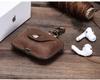 Оригинальный кожаный чехол-книжка на кнопке-застежке для AirPods Pro