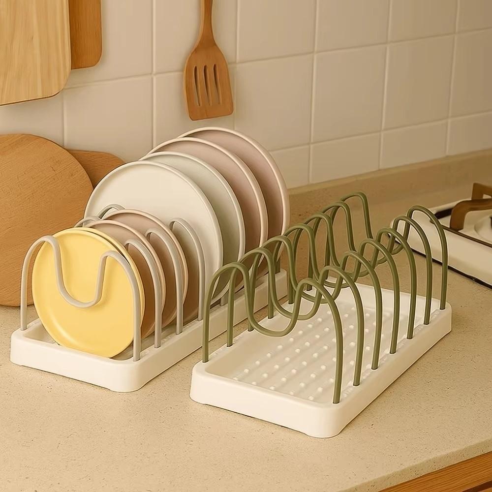 Plastic Dish Drain Rack Detachable Pot Lid Rack New Pot Lid Holder Household