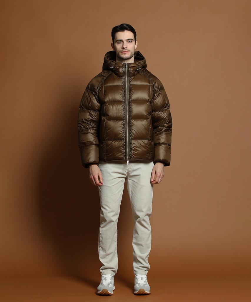 Panicale Green Lightweight Duck Down Padded Jacket
